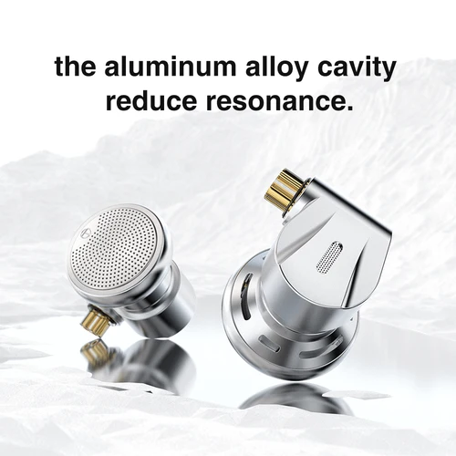 Imagen 2 del producto TRN EMX-tapones para los oídos EMX Dynamic Flagship, audífonos planos de Metal de 3,5/2,5/4,4mm, enchufe reemplazable, tapones para los oídos de cabeza plana para Xiaomi