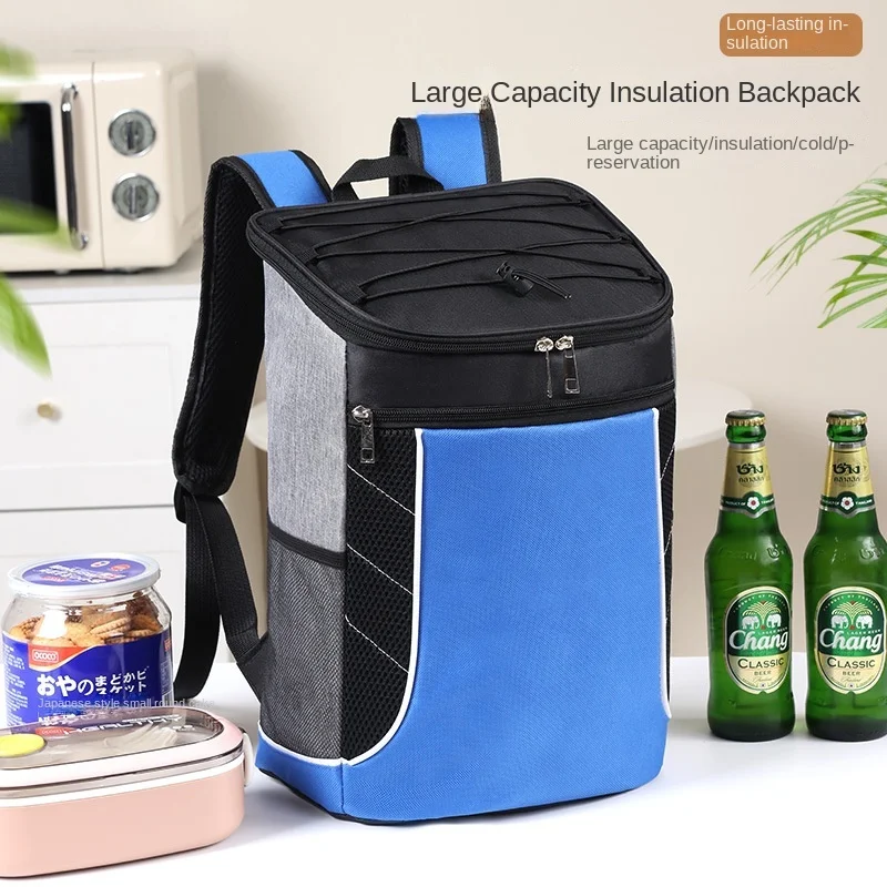 2025 New Backpack Large Capacity Thermal Insulation Outdoor Ice Bag Picnic Shoulder Backpack Big Beer Drink Cooler Bags