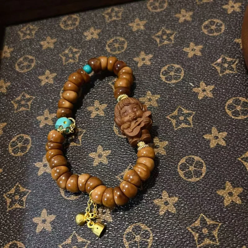 Hand-Held Jewelry Bracelet Cook Large Intestine With Mysore White Sandalwood Mengqi