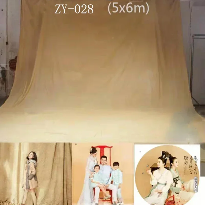 Powerwin 5x6M 16x19ft Large Muslin Family Photography Backdrop Cotton Photo Background Cloth for Studio Shooting Wedding Party