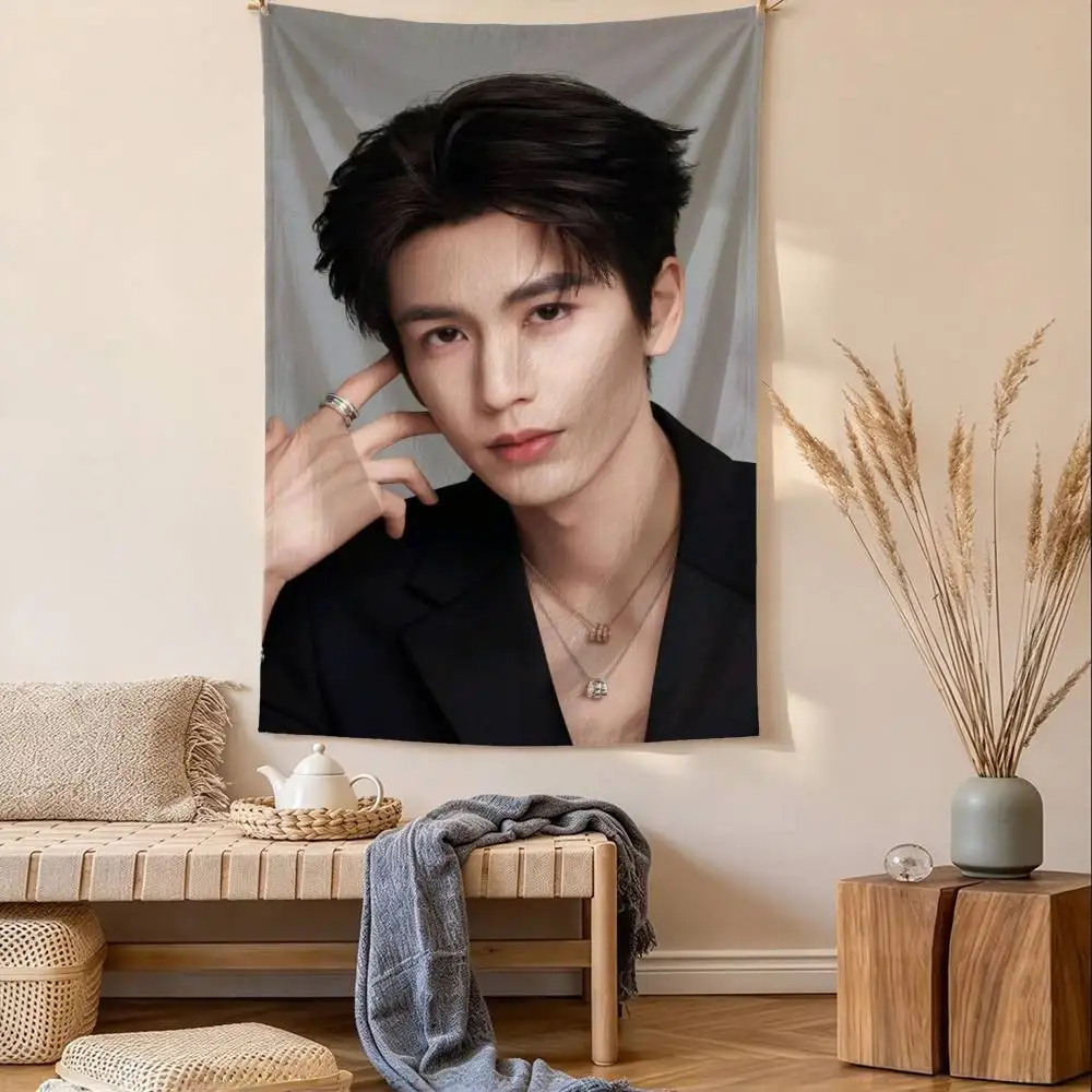 S-Soft Minimal Zhang Linghe Drama A-Actor Tapestry Tropical Ocean Wall Hanging for Bedroom Living Room Dorm Home Decor