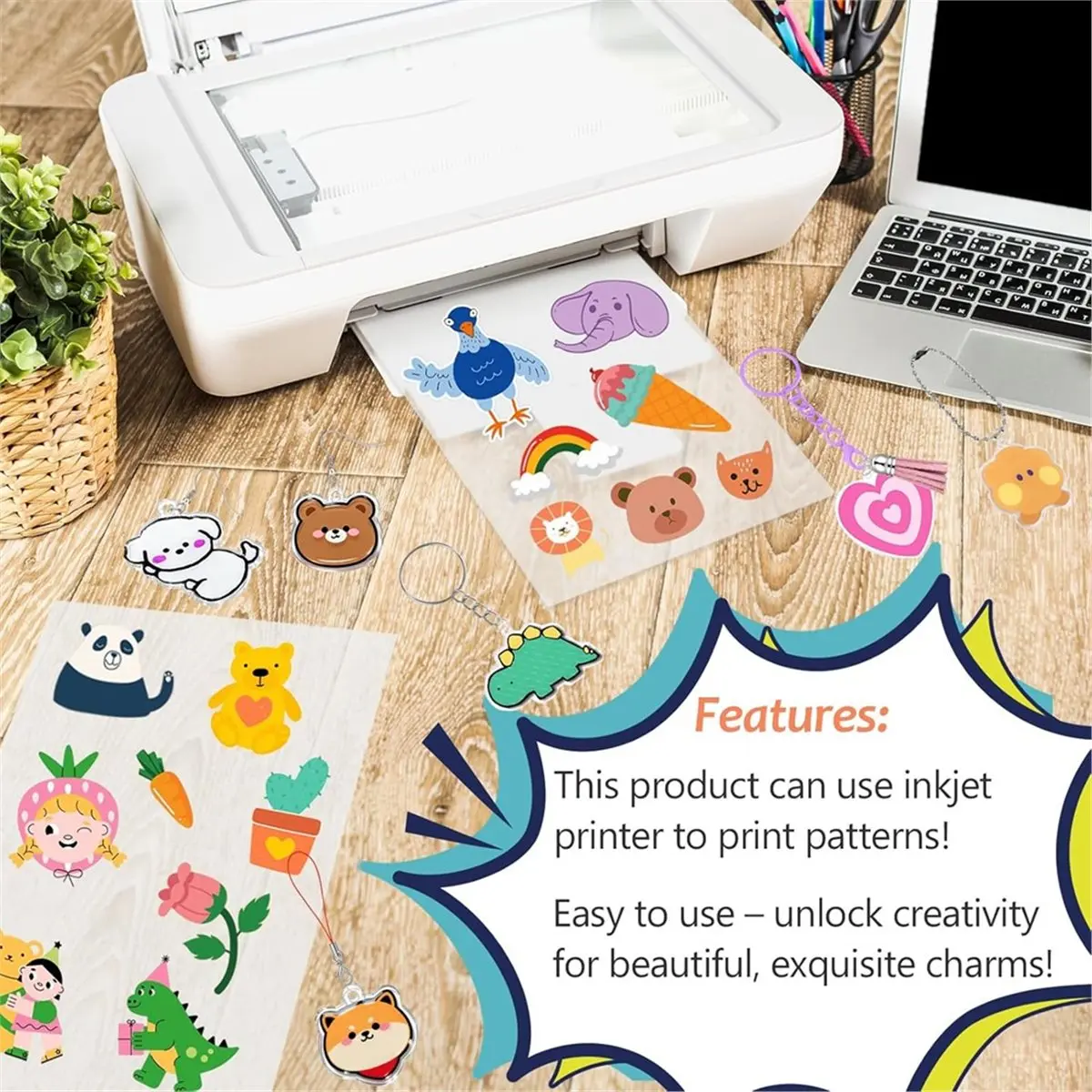 Y69A 24Pcs Printabl…