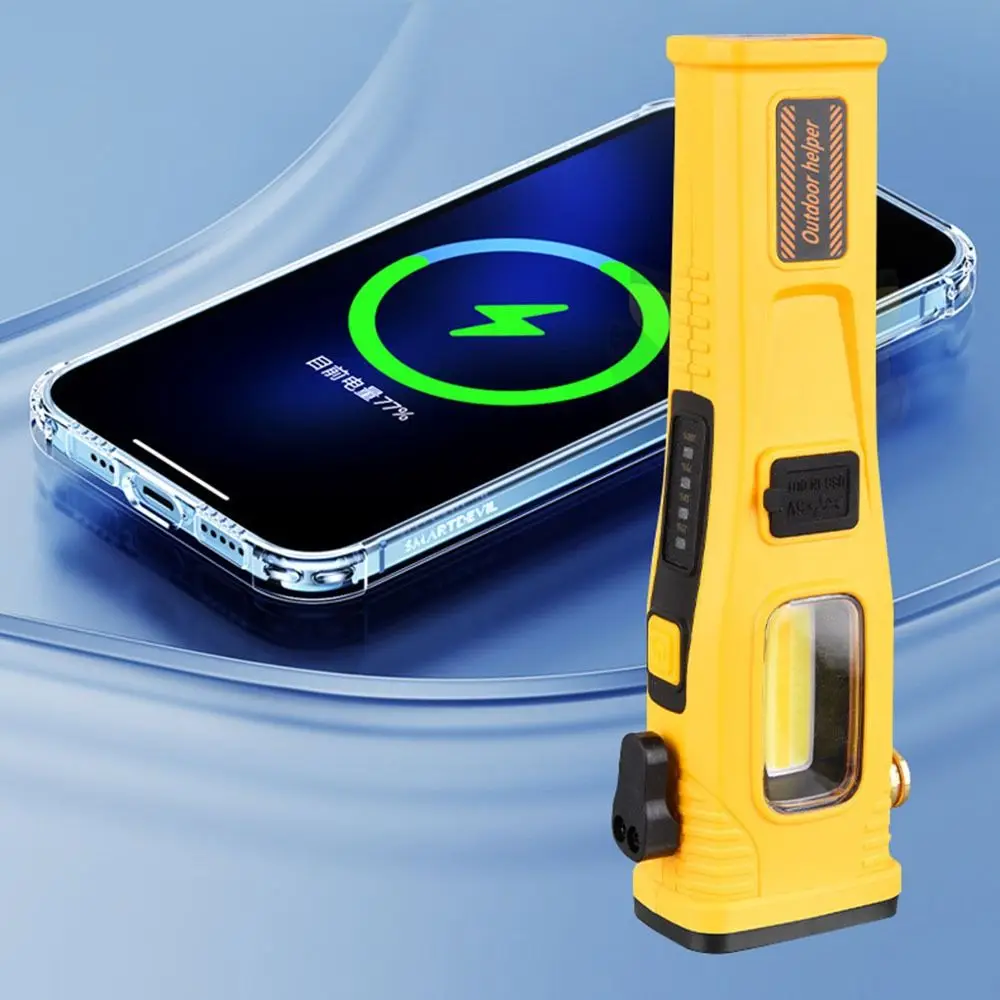 

Waterproof LED Flashlight Solar Powered Energy Saving Charging Torch Rechargeable Portable Outdoor Camping Flashlight