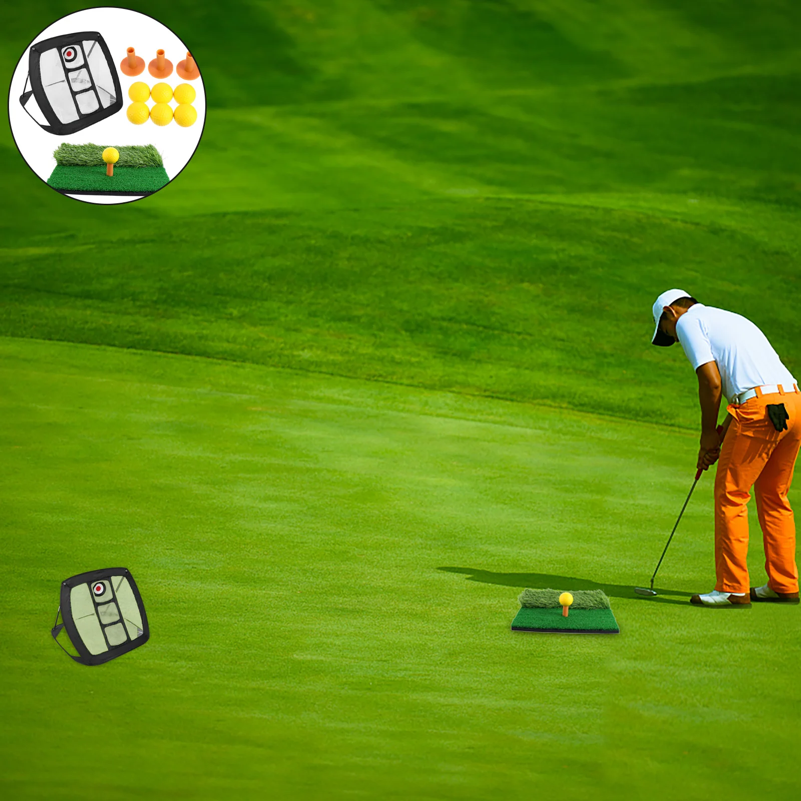 

1 set 1 Set Practice Kit Nylon Training Outdoor Practice Net For Indoor Outdoor Use Portable Ball Net Set With Stable Frame