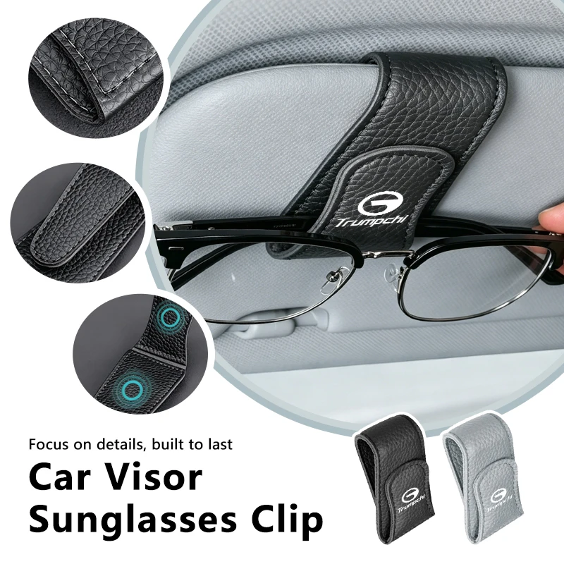 Support de lunettes de soleil et porte-cartes pour pare-soleil de voiture GAC Motor, accessoires intérieurs Trumpchi M6 ‌   M8 ‌   E8 ‌   PHEV ‌   E9 ‌   Empow GS3 ‌