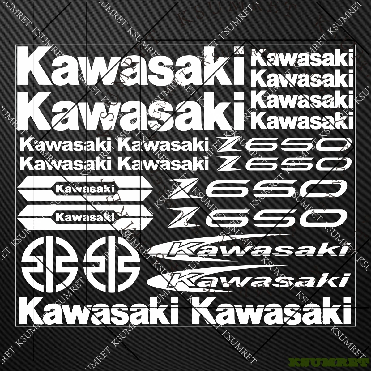 

Для Kawasaki Z650 наклейки наклейка на мотоцикл Z650 логотип наклейки комплект