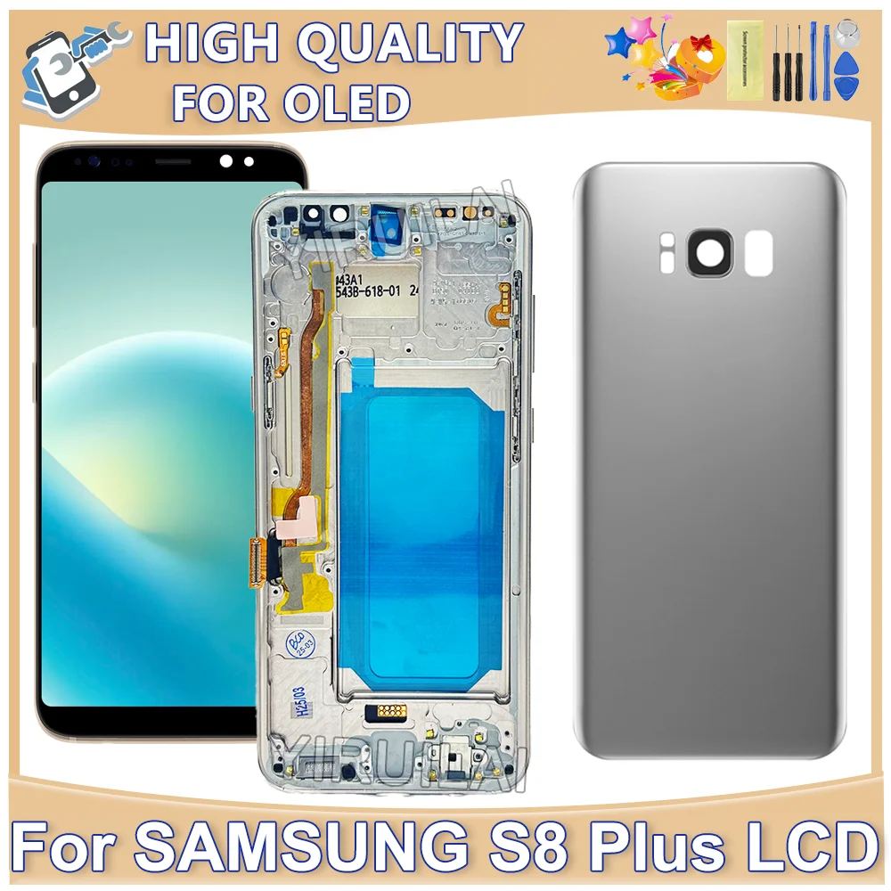 display-lcd-oled-per-samsung-galaxy-s8-plus-gruppo-touch-screen-digitale-con-telaio-per-samsung-g955-g955f-g955fd