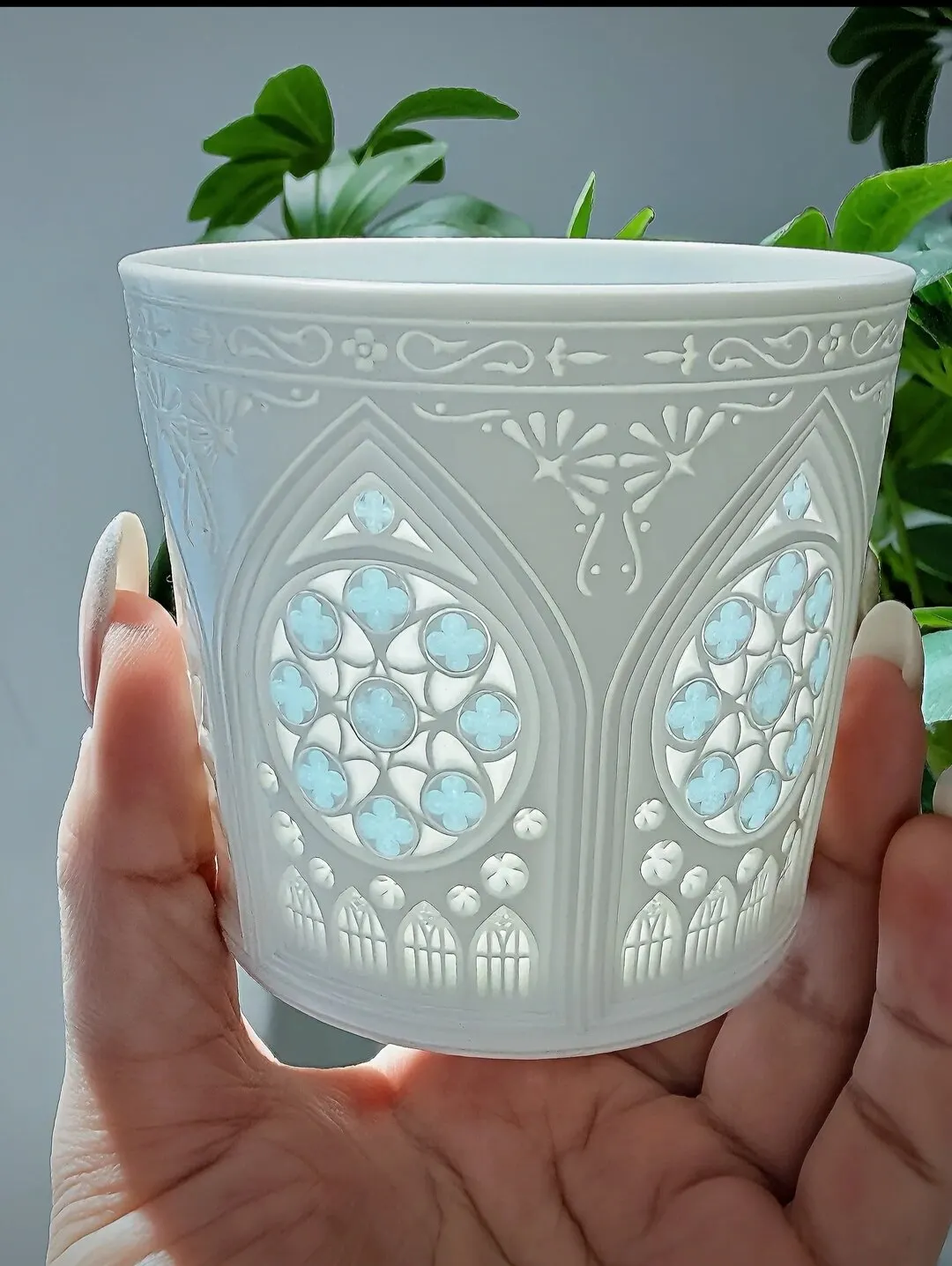 260ml Jingdezhen Creative Handcrafted Retro-Style Exquisite Relief Ceramic Mugs for Milk and Coffee Friend Birthday Gift