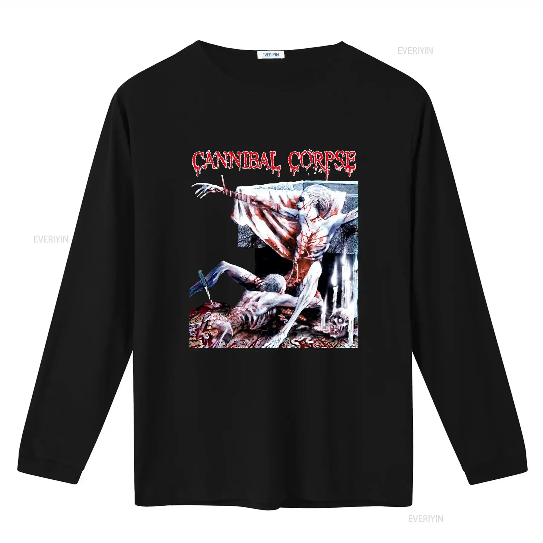 Cannibal Corpse Tomb Of The Mutilated  Black Classic T Shirt KV29516 vintage Washed Top For Everyday Wear fashion