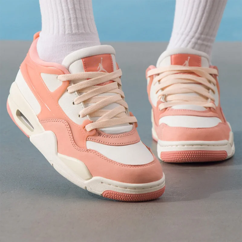 NIKE Women's Shoes: AIR JORDAN 4 Basketball Shoes, Training and Practice Shoes with Cushioning Air Pads, Sports Shoes FQ7940-808