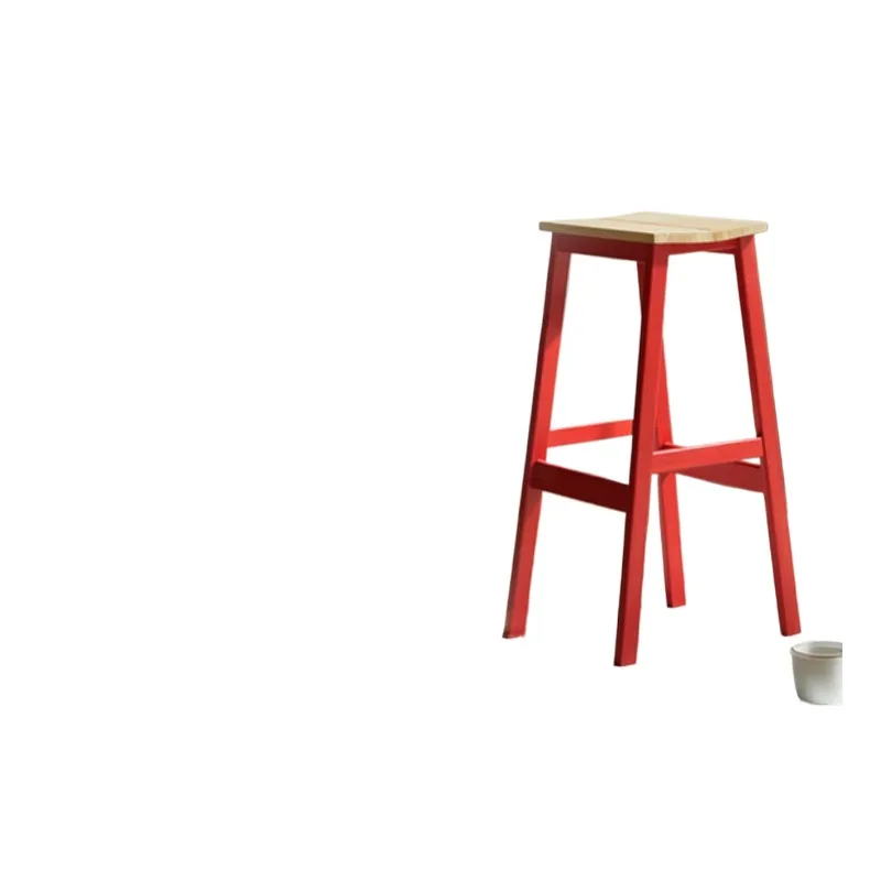 Simple bar chair, bar, high stool, home use, stackable, high aesthetic value