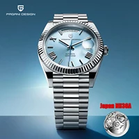 PAGANI DESIGN DD40 Reloj mecánico automático para Hombre, relojes de buceo de lujo para Hombre NH36A, Reloj con espejo de zafiro para Hombre 2025