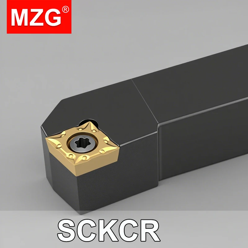 

MZG SCKCR1212 SCKCR1616 SCKCR2020 SCKCR2525 External Turning Tool SCKCR Cutter Bar CCMT Insert CNC Lathe Bar Turning Holder