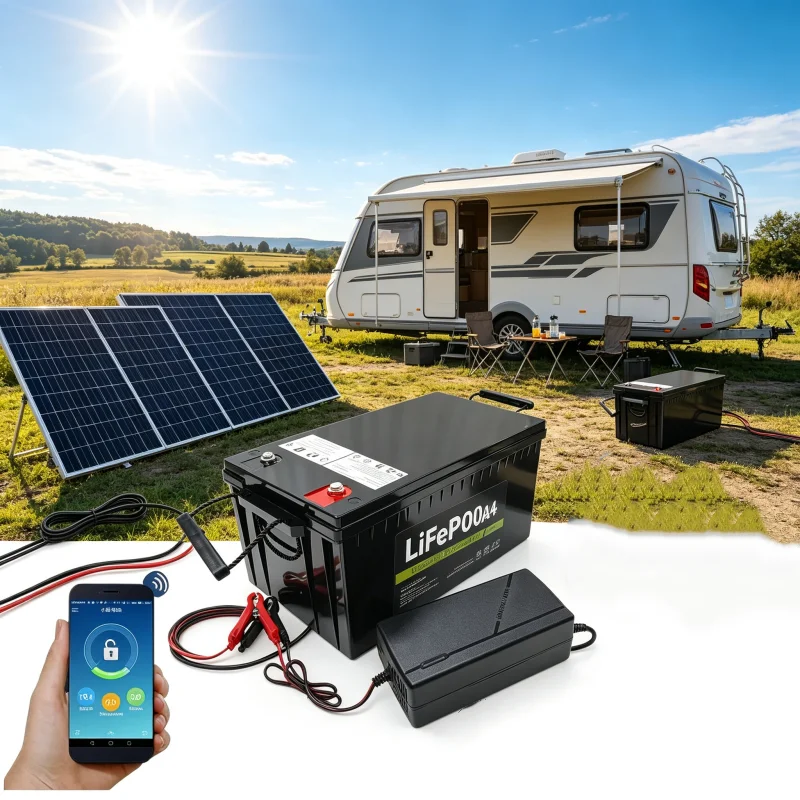 GLT 48V 50Ah-400Ah Lifepo4 Lithium Battery Pack Bluetooth Parallel for Solar System 3000W 5000W 6000W Inverter