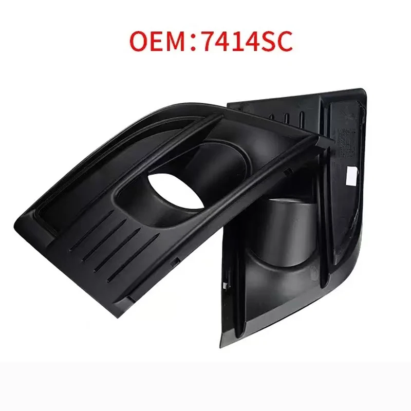 

For Citroen C4 Picasso 7414SC Car Front Bumper Fog Lamp Frame Cover Foglight Bezel Lid Hood Trim Accessories