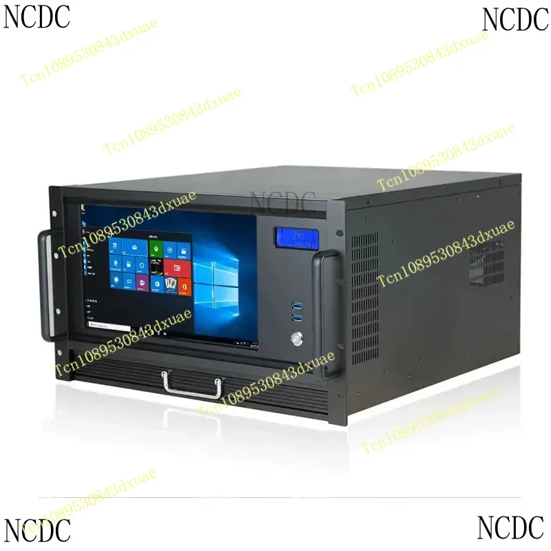 6U , 12PCI Slot Integrated Chassis With Screen, 13.3 LCD Keyboard Server, EATX Motherboard