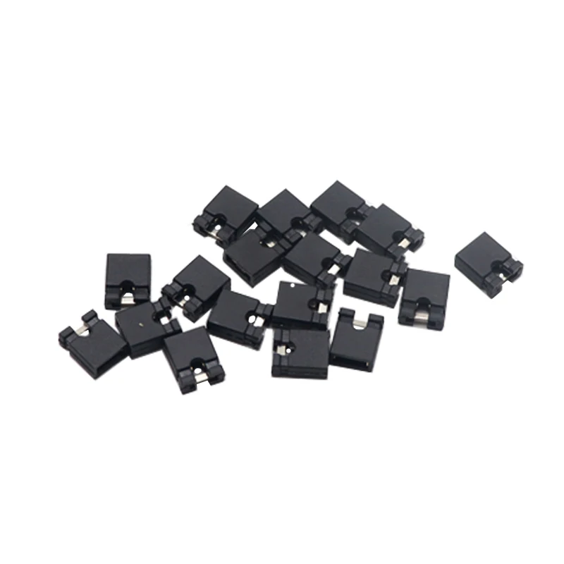 【100PCS】Pin Header Jumper Blocks Connector 2.54MM For 3 1/2 Hard Disk Drive CD/DVD Drive Motherboard and/or Expansion Card G25