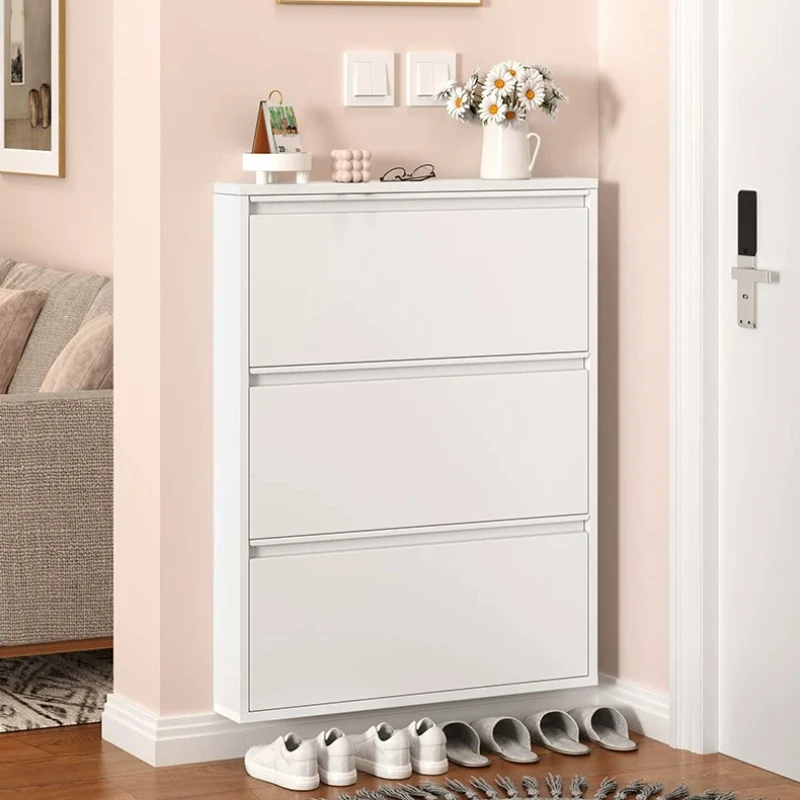 Corner Shoe Cabinet Large Capacity Space Saving Comfortable Indoor Shoe Cabinet Small Storage Armario Zapatero Cabinet Furniture