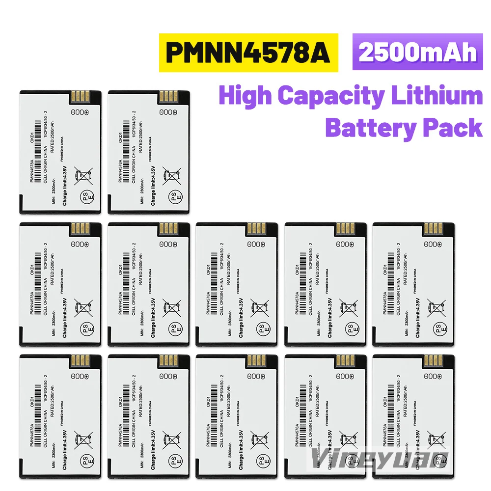 

12PCS BT110 Battery 2500mAh PMNN4578A PMNN4578 Li-ion Battery for Motorola DTR600 DTR700 DTR720 TLK 100 TLK 110 Two Way Radio