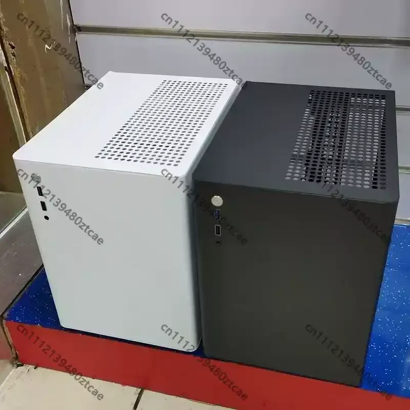 Compact Small PC Tower Case Compatible With ITX Mainboard Office Business Desktop Computer Housing Hardware