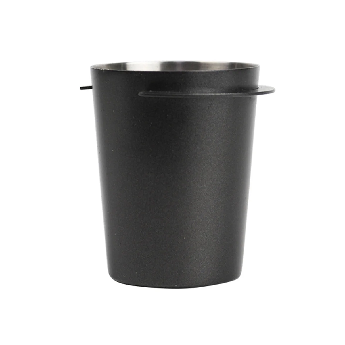 

58MM Coffee Dosing Catcher Cup Powder Feeder Machine Resistant Part Wear Distributor Coffeeware Accessories,Black