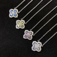 2025 New 925S Petal Necklace High Luxury Necklace Fashionable and Versatile