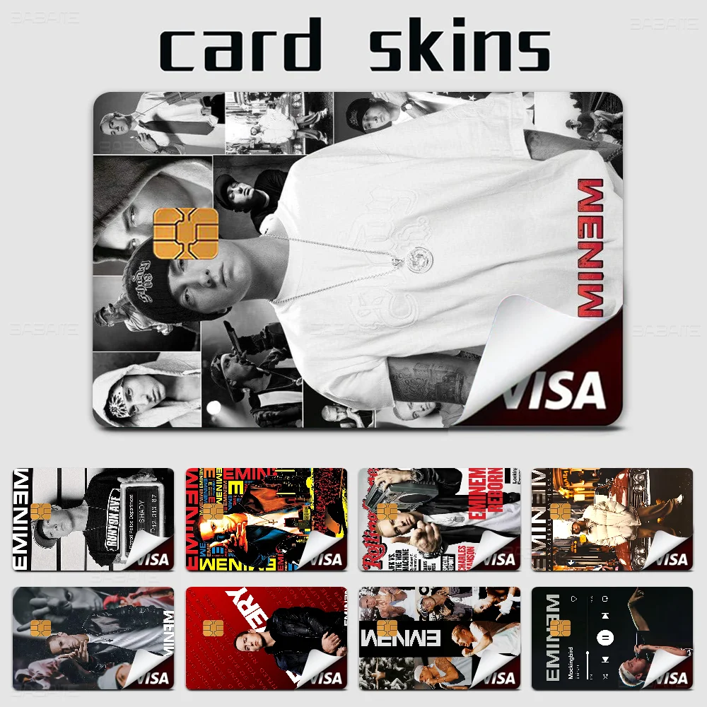 Eminem Diy Credit Debit Card Sticker Party Sticker Decoration Waterproof Small Chip Card Skin Sticker