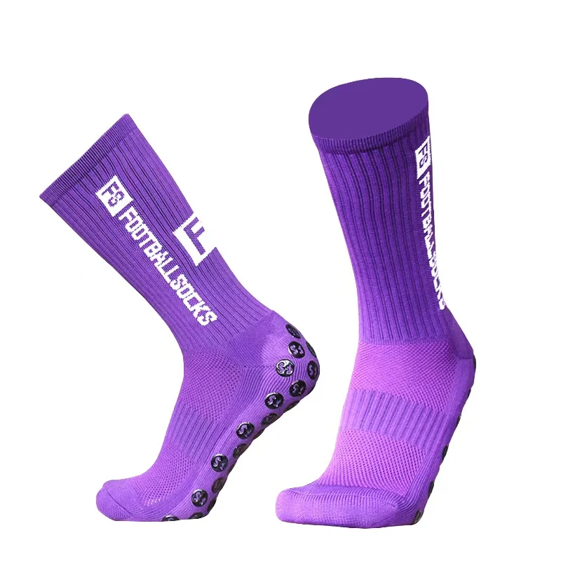 3/1 Paar Nieuwe Stijl FS Voetbalsokken Ronde Siliconen Zuignap Grip Anti Slip Voetbalsokken Sport Mannen Vrouwen honkbal Rugby Sokken