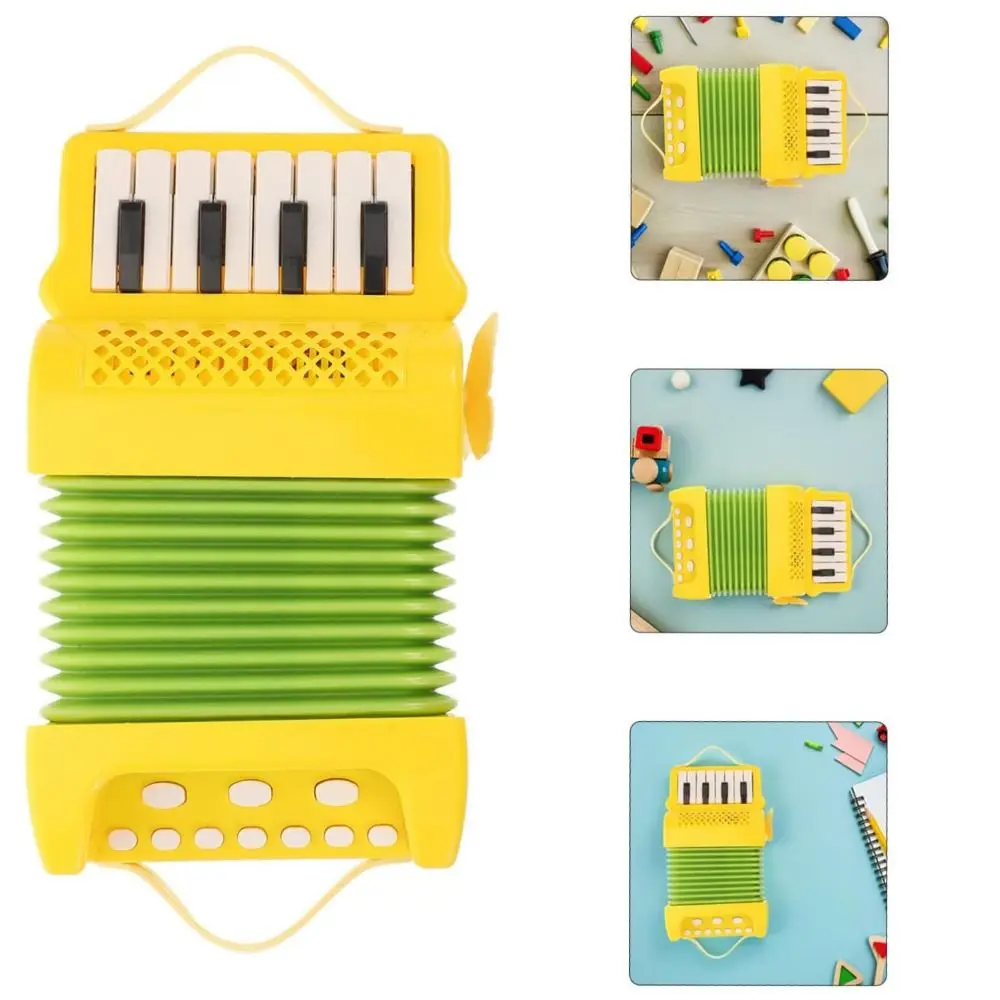 Acordeón de Tamaño Pequeño, Instrumento Musical Interactivo para la Iniciación Musical, Ejercicio de Agarre, Compacto, Sonoro, para Niños