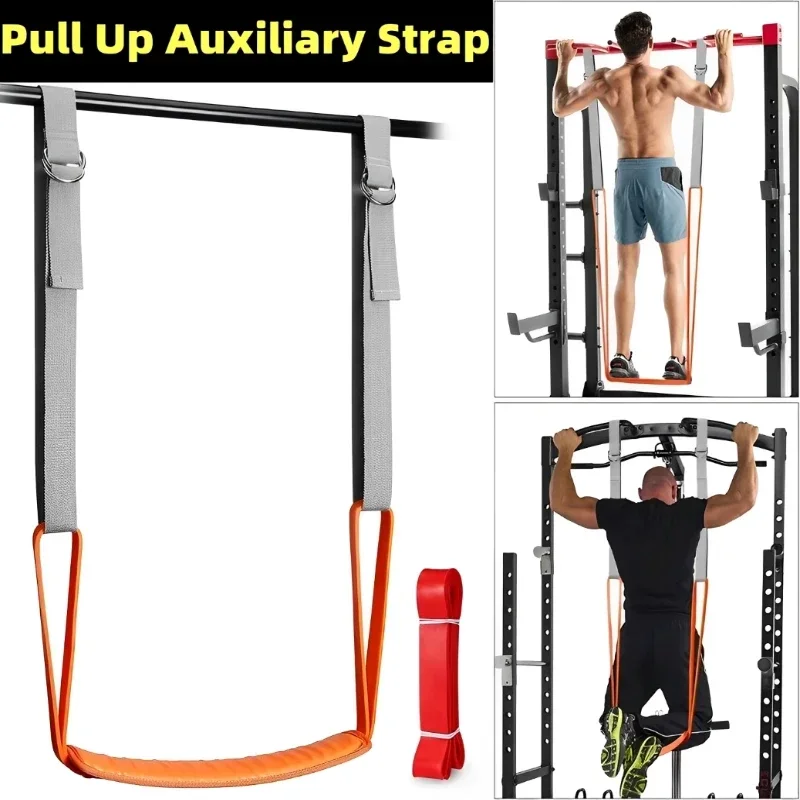 Adjustable Pull Up Assistance Bands Set For Assist Men Women Hanging Training Chin-Up Workout Body Stretching Home Fitness