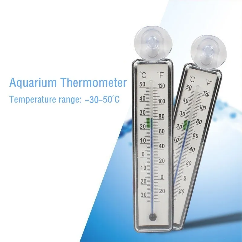 Smart Aquarium Thermometer Glass Meter Floating Fish Tank Water Temperature With Suction Cup Aquarium Accessories