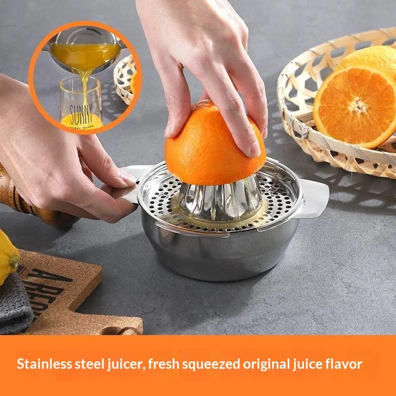 Lemon Orange Squeezer Manual Juicer for Kitchen Household Handheld Citrus Press Easy Use and Clean