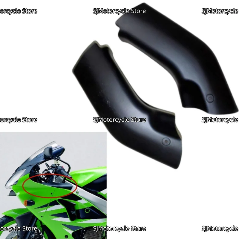 

Fit for Kawasaki Ninja ZX6R ZX-6R 636 2000 2001 2002 Motorcycle ABS Side Panel Upper Front Air Intake Cooler Cover Fairing Cowl