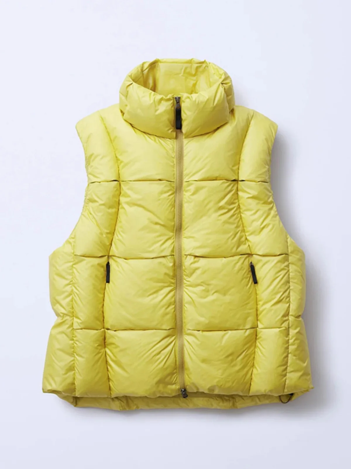 Goldwin 0 3D down Vest High Fluffy Profile Three-Dimensional down Vest Men and Women Outerwear