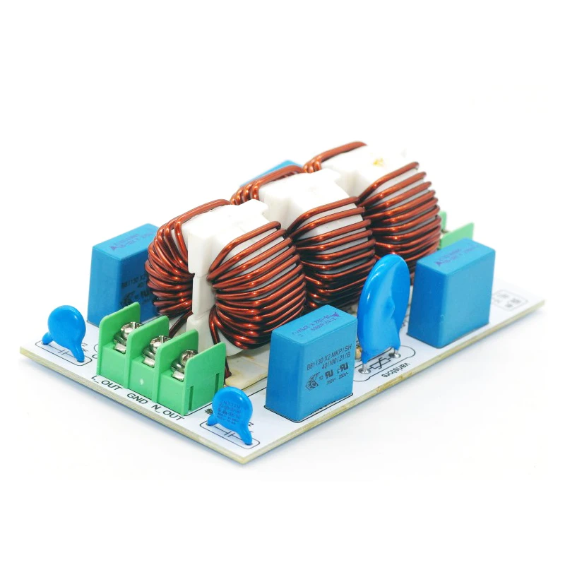 Imagem -04 - Filtro Emi Externo Fonte de Alimentação de Áudio Surge Sobretensão Interferência Eletromagnética Filtro Emi 110v ac 220v