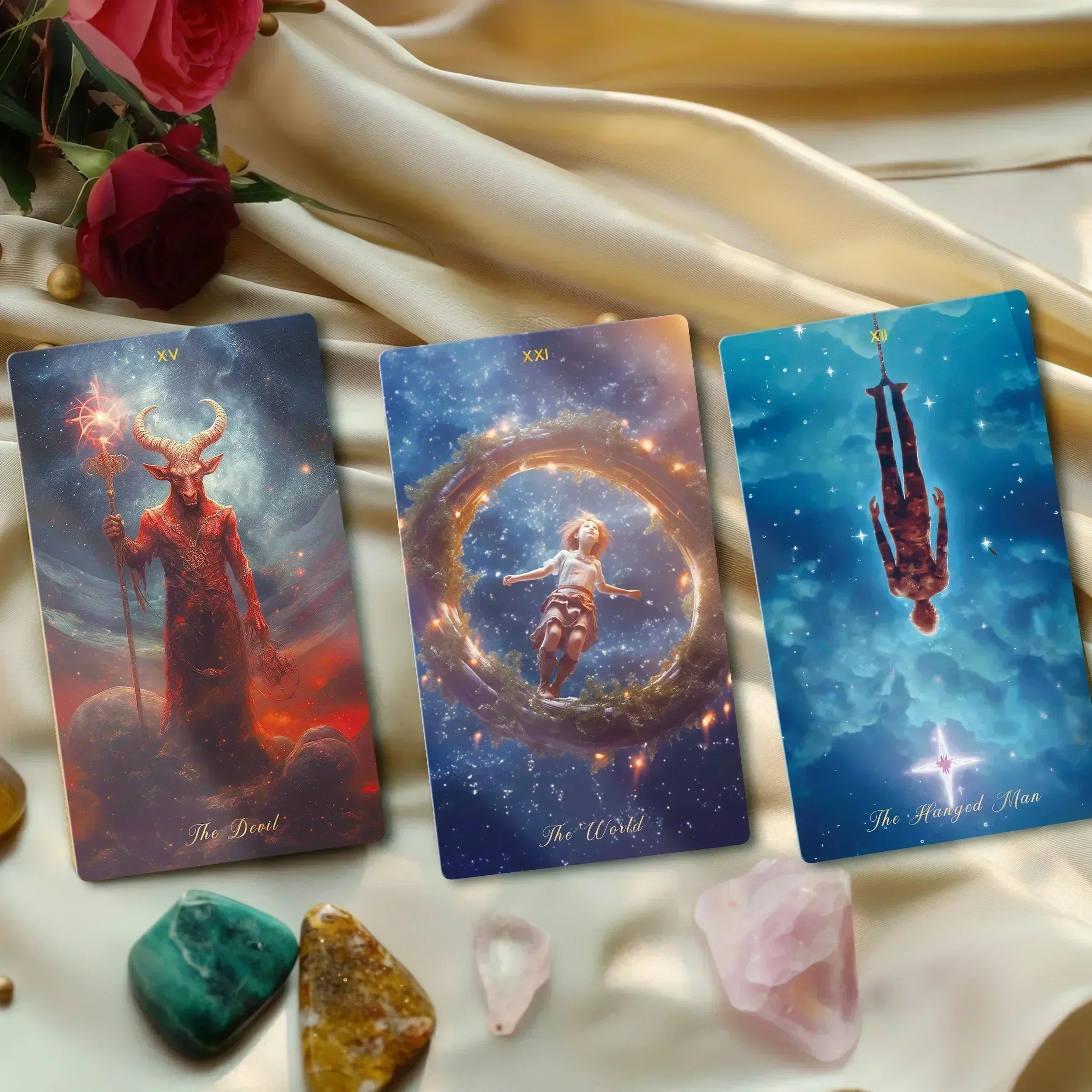 New 2024 Divination Deck Star Realm Tarot Cards 12x7 Oracle Card Decks Beginners High Quality Matte