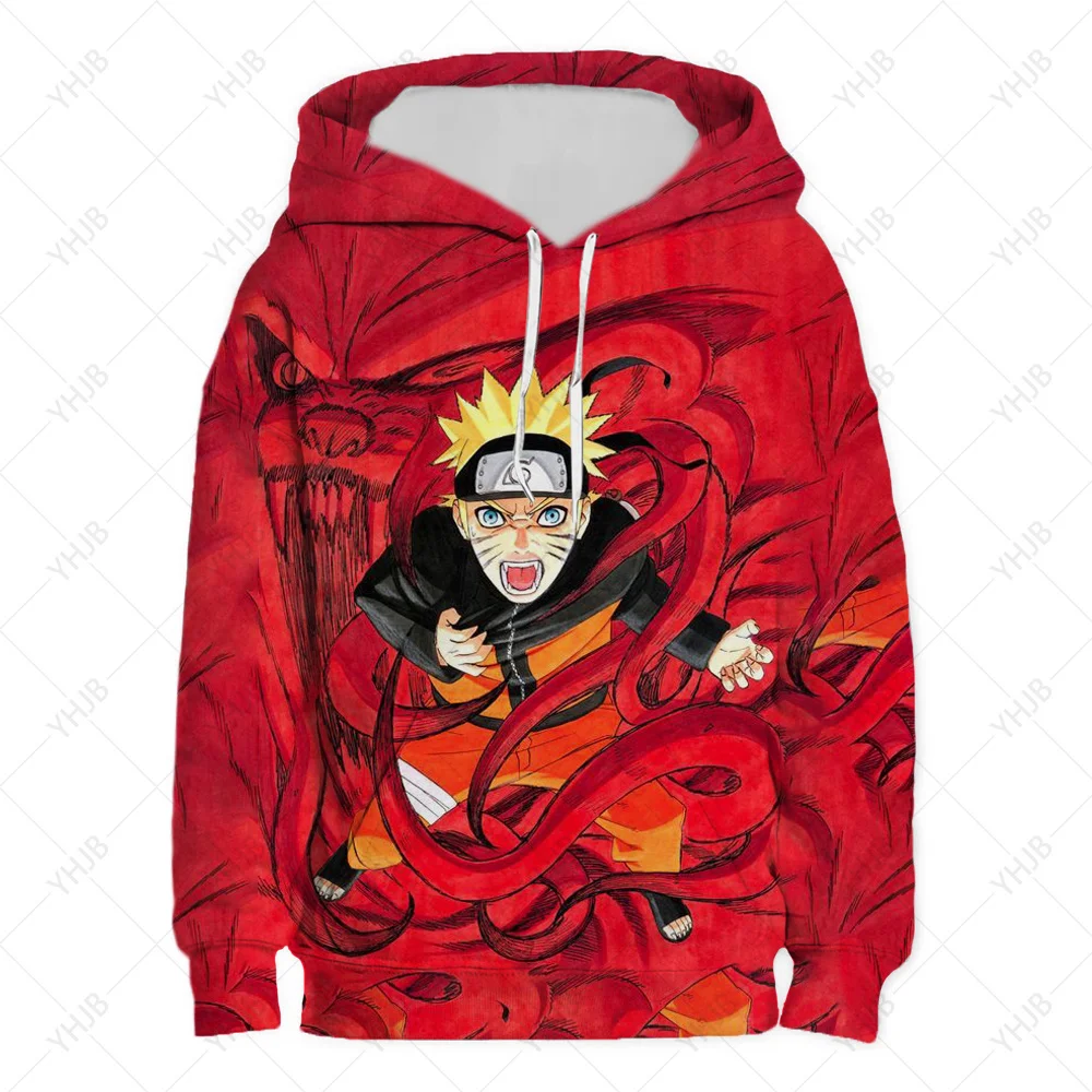 Anime Boy Girl Hoodies MINISO Men's Hoodies Naruto Shippuden 3D Print Pullovers Fashion Men's Hoodies Uchiha Itachi Men Clothing