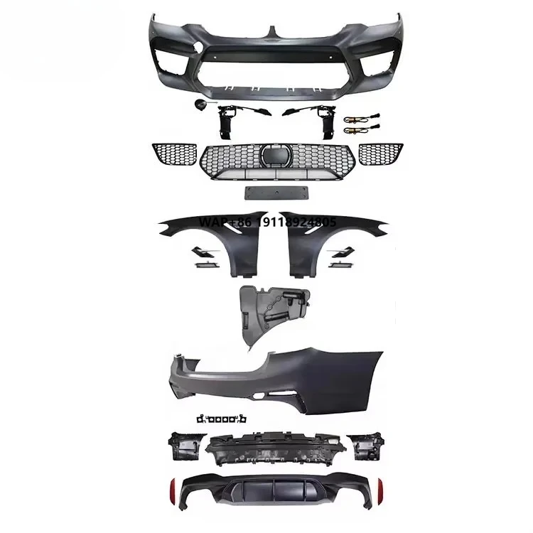 

Hot-sale M5 Style Body Kit for 5 Series G30 G38 2017-IN Front Bumper Rear Bumper Side Skirts Car Bumpercustom