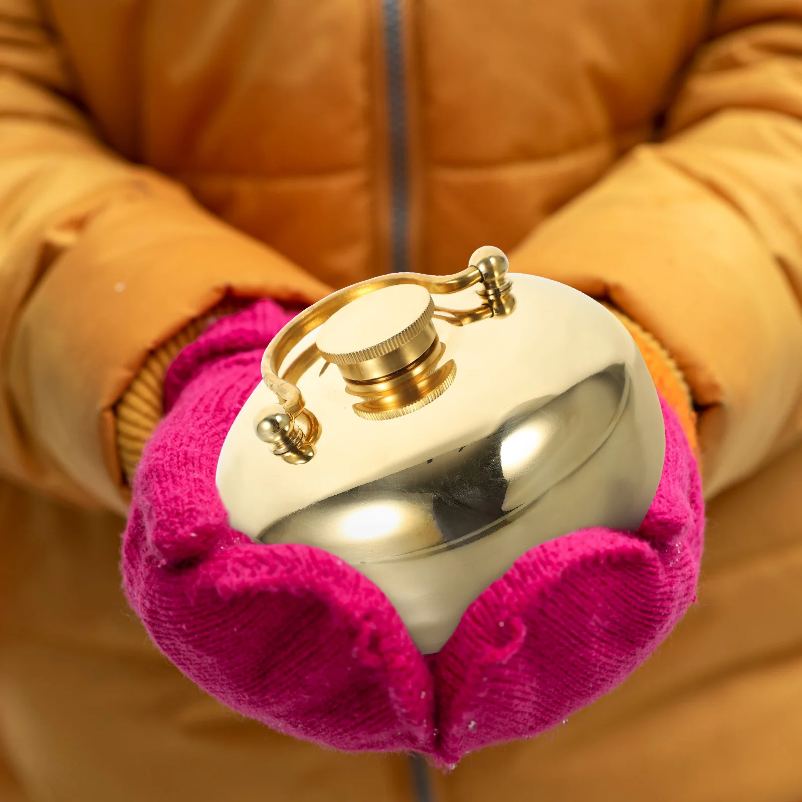 

Warmer Stove Portable Hot Water Bottle For Winter Warm Hands Feet Body Small Metal Heating Pad Safe Long