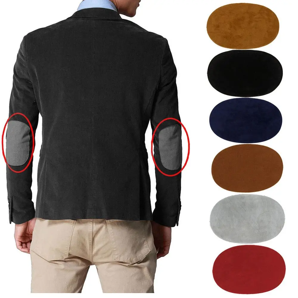 

Bag Clothing Accessories Suede Suede Fabric Patch Oval Iron-on Elbow Patches Iron On Patches T Shirt