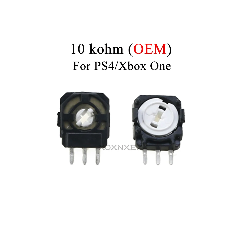 1 قطعة الأصلي ثلاثية الأبعاد التناظرية مايكرو التبديل الاستشعار ل PS4 PS5 تحكم ثلاثية الأبعاد Thumbstick محور المقاومات الجهد ل Xbox one