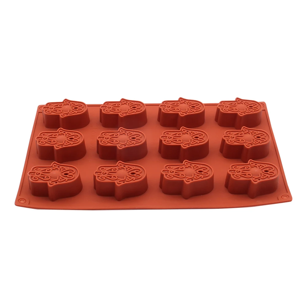 1pcs Silicone Chocolate Mold 12 Holes Reusable Silicone Baking Moulds DIY Pudding Candy Jelly Kitchen Baking Tools