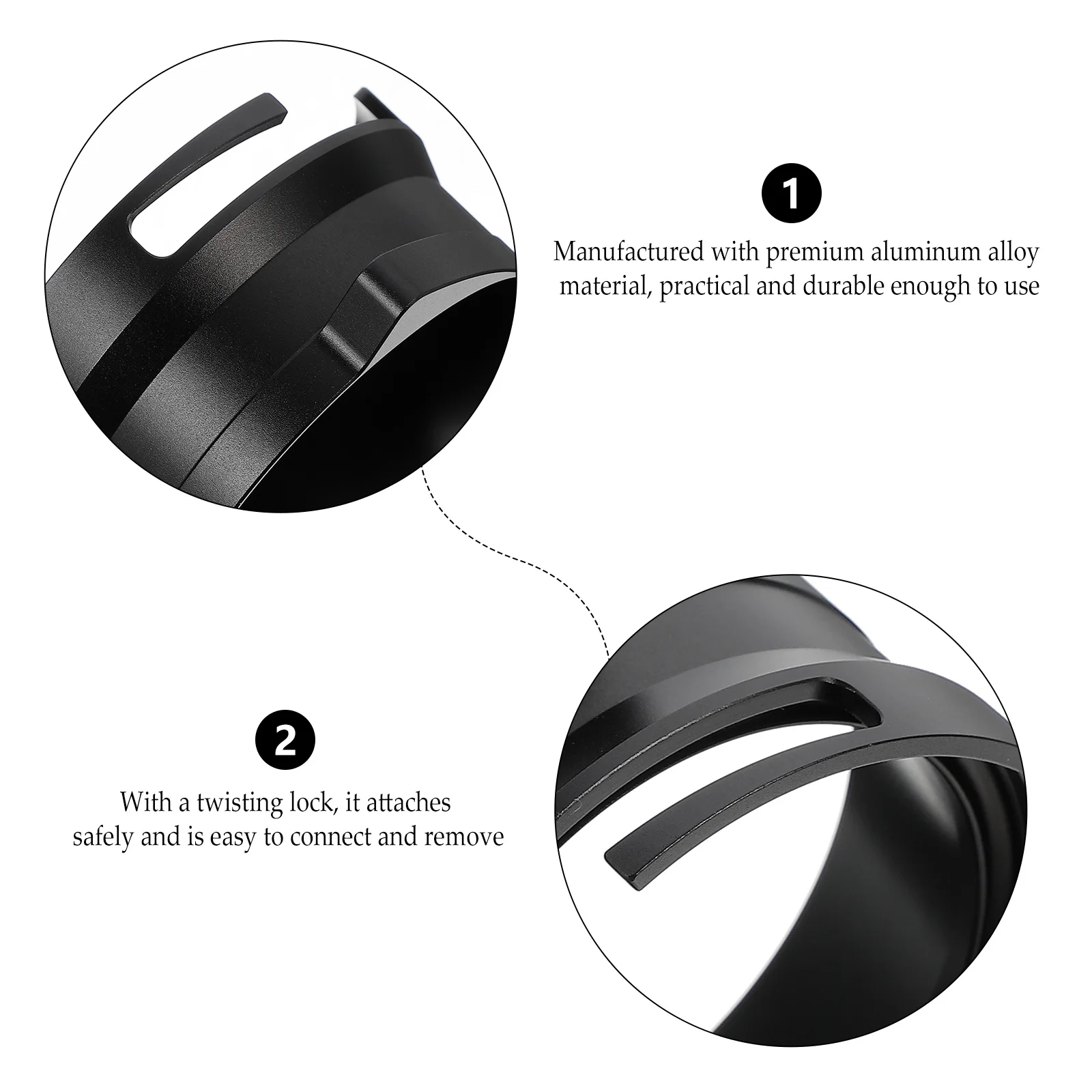 

Coffee Powder Ring Receiving Ring for Coffee Maker Easy Install Remove Compatible Espresso Dosing Funnel Party Supplies