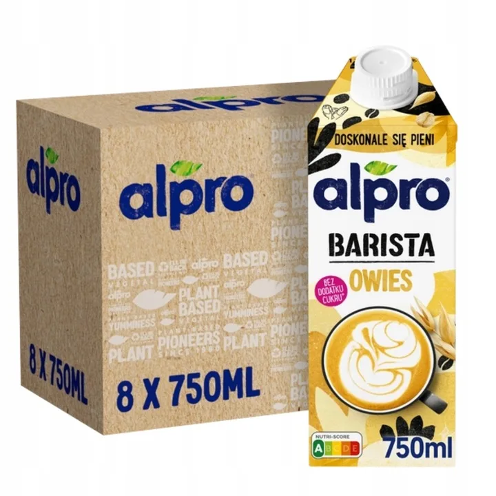 Bebida de Avena Alpro Barista 750 ml x 8 piezas