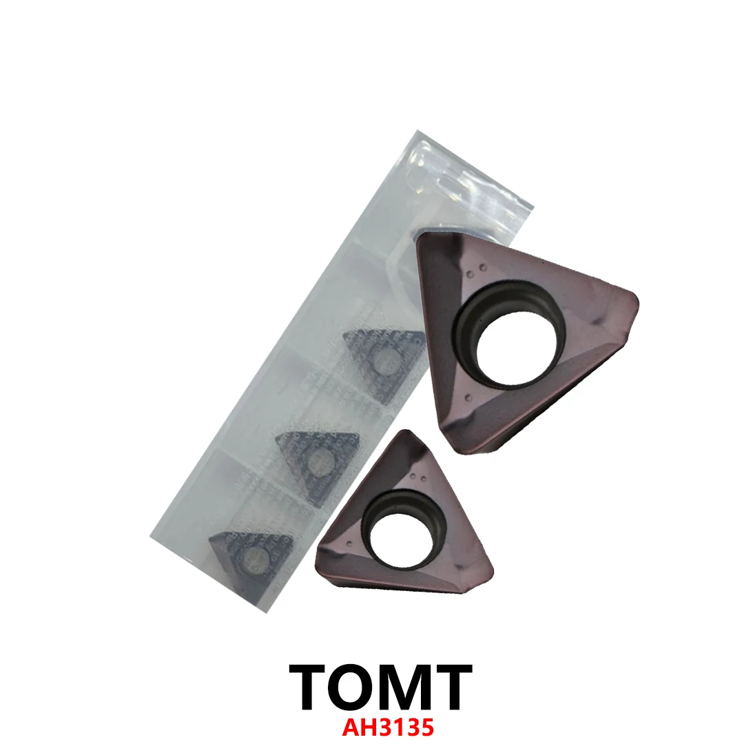 

Original Carbide Inserts TOMT150608PDER-MJ AH3135 Turning Tools Lathe Cutter TOMT 150608 TOMT150608 PDER MJ TOMT1506 CNC Shank