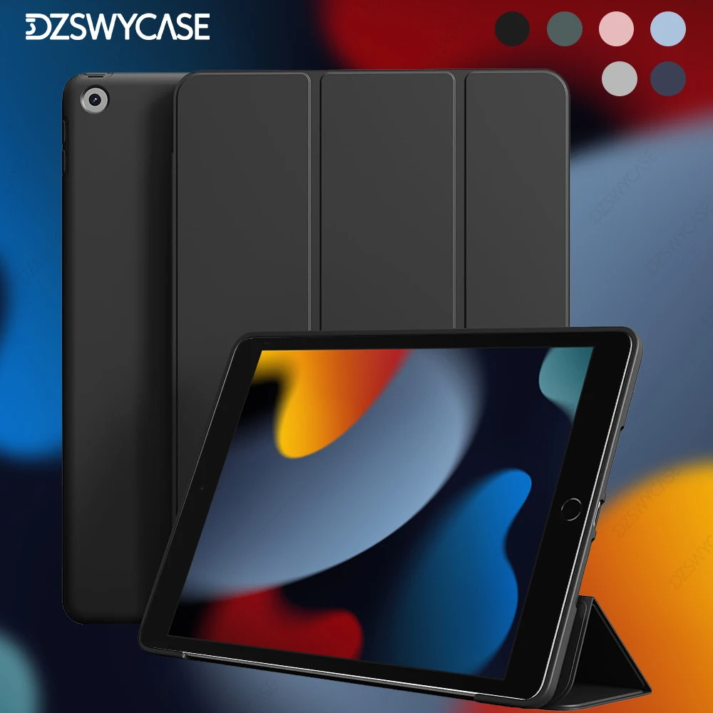 

Case For iPad 7/8/9th 10.2 5/6th 9.7,10th 10.9 A16 11, Air 10.9 11 M2 M3, mini 5 6 7, Pro 11 M4, Silicone Protective Cover