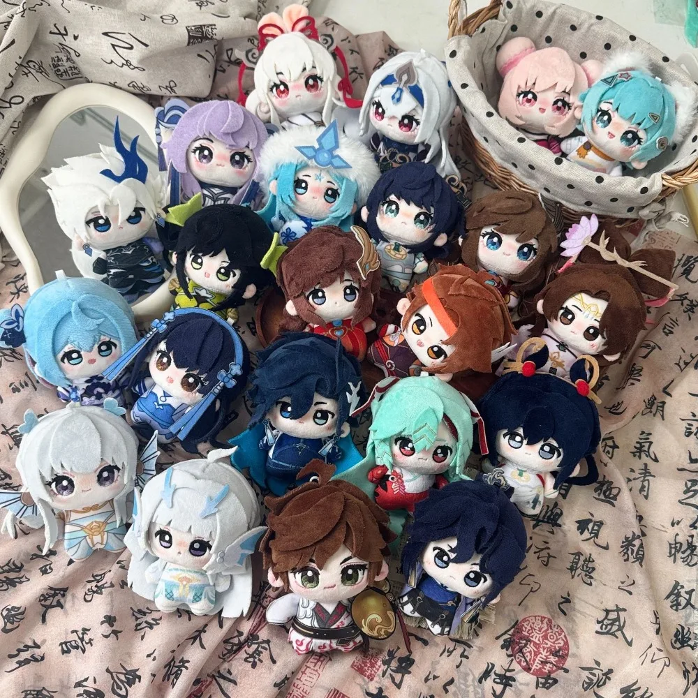 10cm Honor of Kings Peripheral Keychain Cute Backpack Plush Doll Pendant Jewelry Accessory Gift Fan Home Hanging Decorations