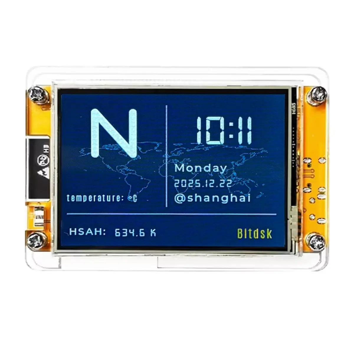 

Новый майнер Bitdsk S1 600KH/S для BTC (2026 год), 2,8-дюймовый большой экран, автономная работа, умный дисплей для рабочего стола