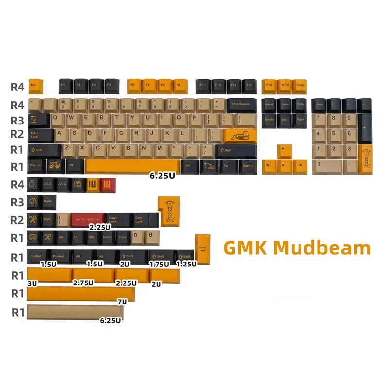 140-keys-set-gmk-mudbeam-keycaps-pbt-dye-subbed-key-caps-cherry-profile-keycap-for-keychron-q2-k2-65-75-anne-gh60-gk64-poker