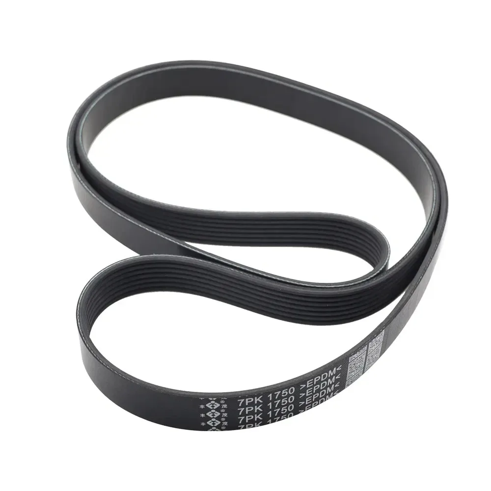 Engine V-Ribbed Belt 7PK1750 For HONDA CR-V RE 2.4L 2006-2012 ACCORD VII 2.0 2003-2008 NISSAN NP300 NAVARA PATHFINDER R51 2.5L